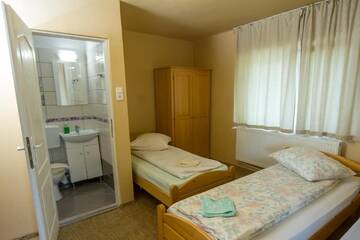 Фото номера Трехместный номер Лоджи Hostel Farkaslaka г. Lupeni 7